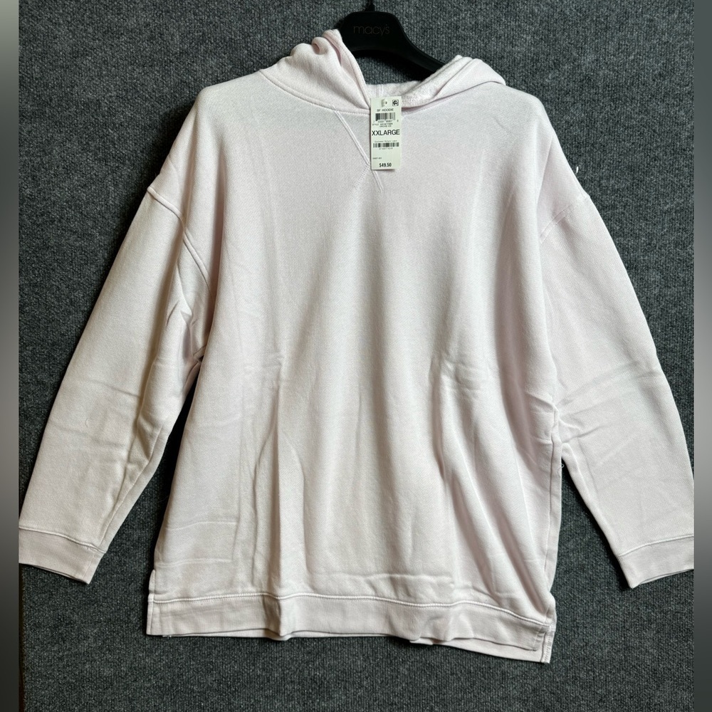 Style & Co Boyfriend Hoodie / Sweatshirt - Light Pink - Size XXL, NWT